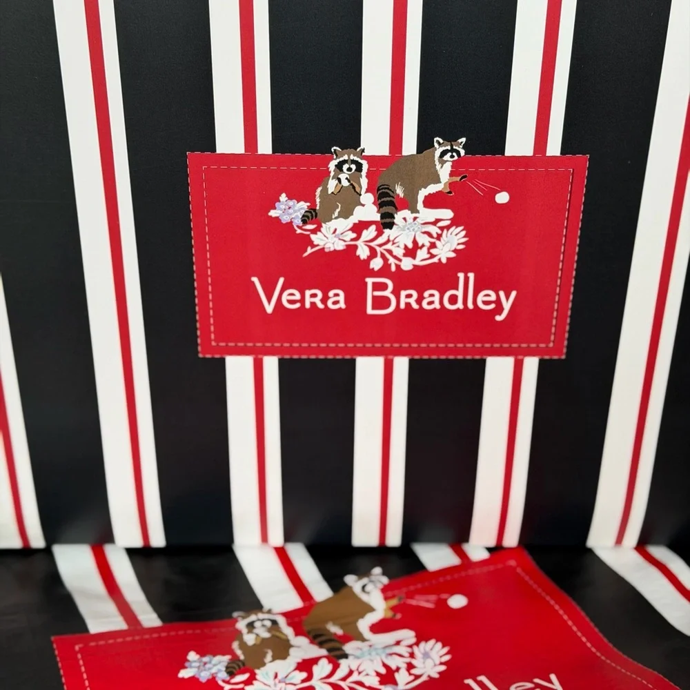 Vera Bradley Cozy Throw Plaid Blanket Pink Brown - Picture 5 of 5